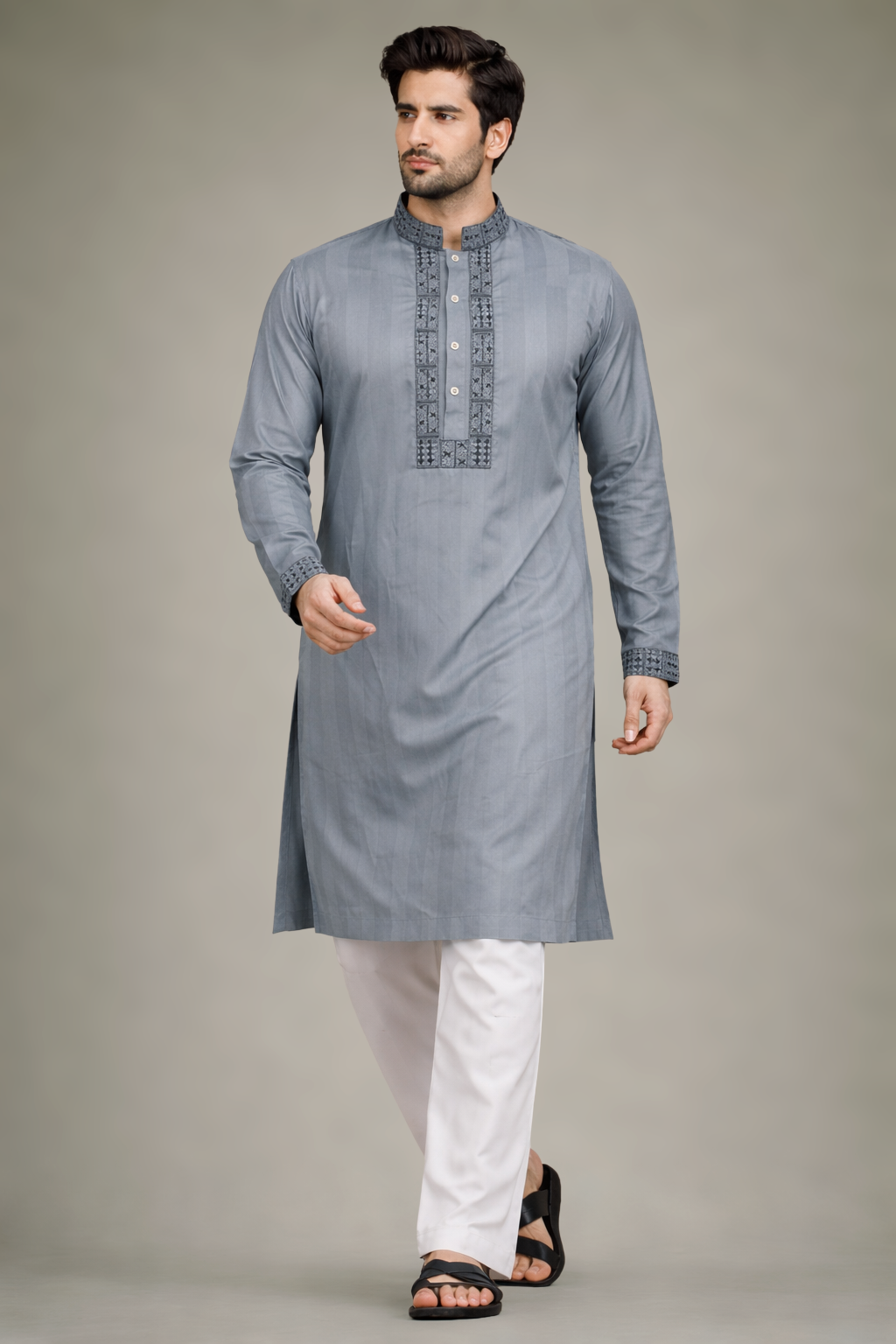 পাঞ্জাবি || Punjabi || সিলভার গ্রে কালার  A 3.2