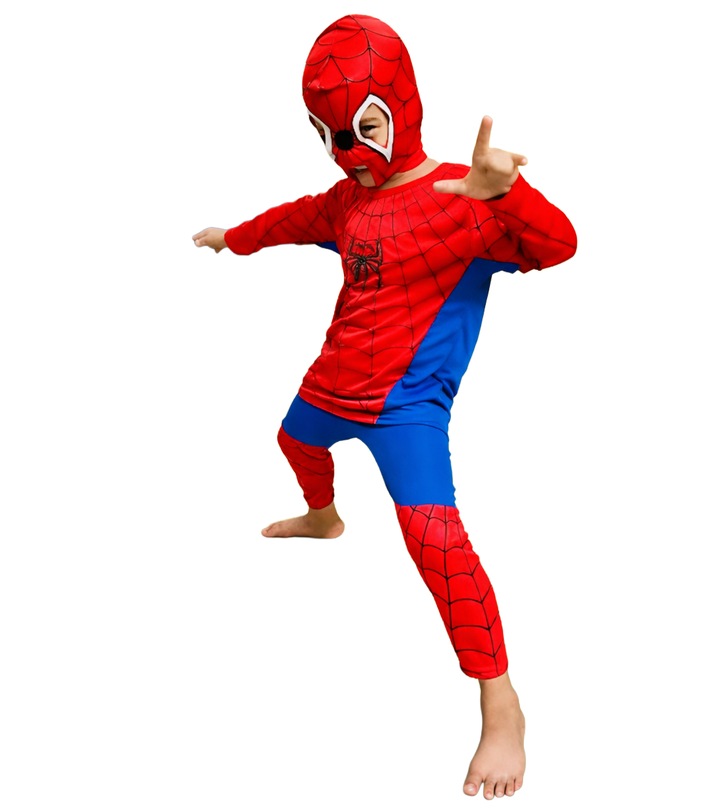 স্পাইডার ম্যান সুপার হিরো কস্টিউম | Kids Spider-Man Costume