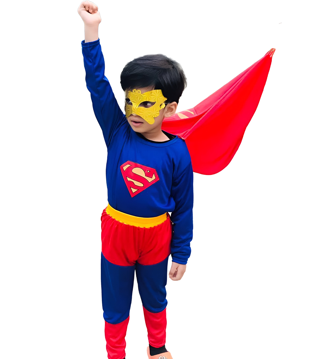 সুপারম্যান সুপার হিরো কস্টিউম | Kids Super-Man Costume